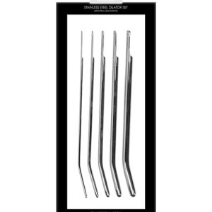 Shots Ouch Urethral Sounding Metal Dilator Set