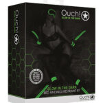 Shots Ouch Bed Bindings Restraint Kit - Glow in the Dark