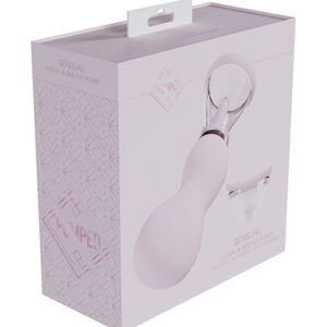 Shots Pumped Sensual Rechargeable Vulva & Breast Pump - Pink