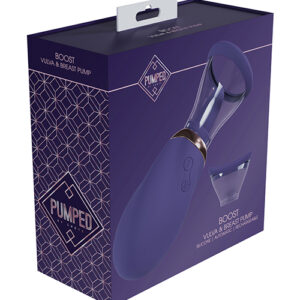 Shots Pumped Boost Rechargeable Vulva & Breast Pump - Purple