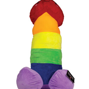 Shots Penis Plushie - Multi Color 39.4" / 100 cm