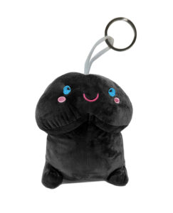 Shots Short Penis Plushie - Black 4" / 10 cm
