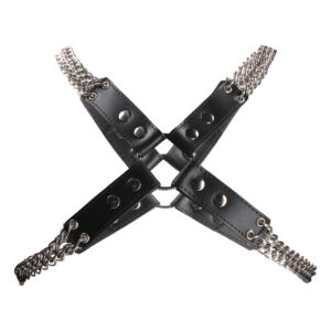 Shots Uomo Chain & Chain Harness - Black