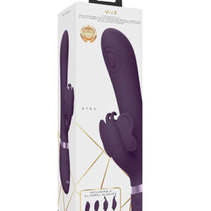 Shots Vive Etsu Pulse G-Spot Rabbit w/Interchangeable Clitoral Attachments - Purple