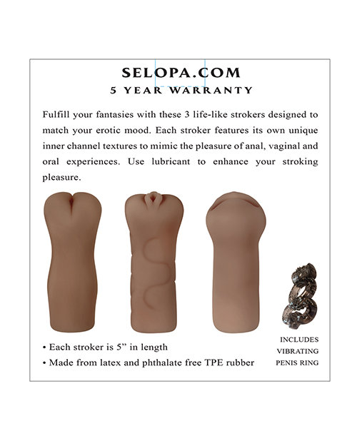 Selopa Party Pack Strokers - Dark - Image 5