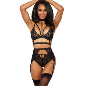 Stretch Lace w/Satin Elastic Bra