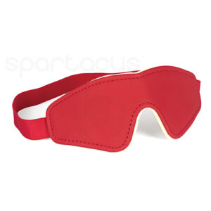 Spartacus PU Blindfold w/Plush Lining - Red
