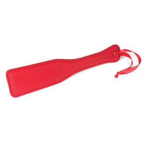 Spartacus PU Paddle w/Reverse Plush - Red