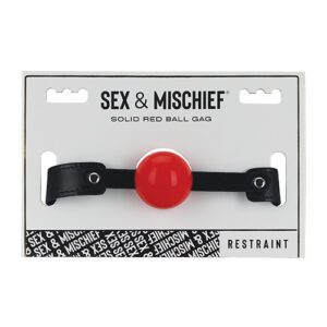 Sex & Mischief Solid Red Ball Gag
