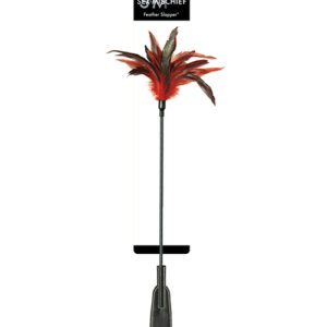 Sex & Mischief Feather Slapper - Red/Black Feathers