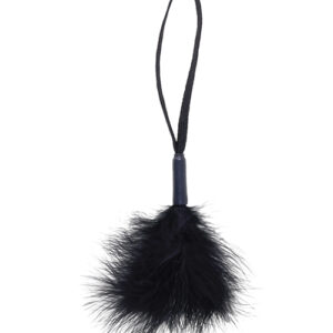 Sex & Mischief Peaches 'n CreaMe Wrist Feather Tickler - Black