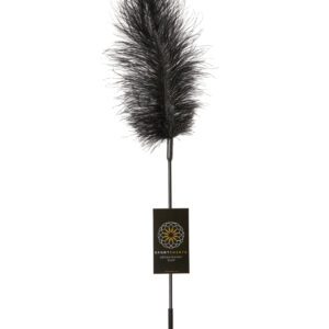 Sportsheets Body Tickler Ostrich Feather - Black