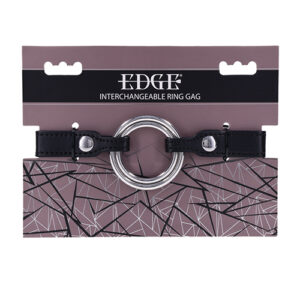 Edge Interchangeable Ring Gag - Black