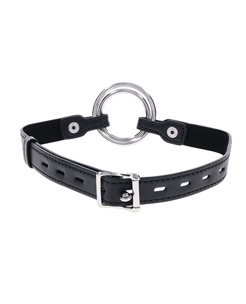 Edge Interchangeable Ring Gag - Black - Image 3