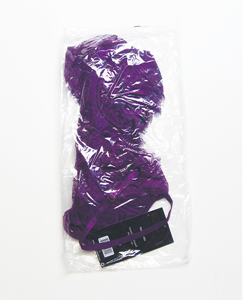 Floral Eyelash Lace Underwire Babydoll w/Thong 2 pc Set - Purple 1X/2X - Image 3