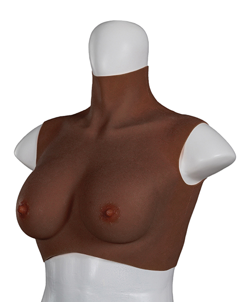 XX-DREAMTOYS Ultra Realistic B Cup Breast Form Small - Black - Image 2