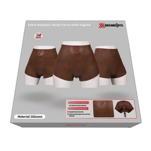 XX-DREAMTOYS Ultra Realistic Vagina Form Medium - Black