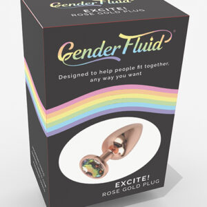 Gender Fluid Excite! Plug - Rose Gold