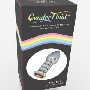 Gender Fluid Excite! Extendo Plug - Silver