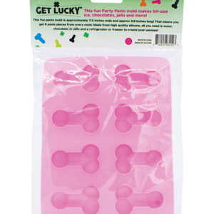 Get Lucky Penis Party Chocolate/Ice Tray - Pink
