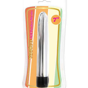 Voodoo 9" Multi Speed Vibrator - Silver