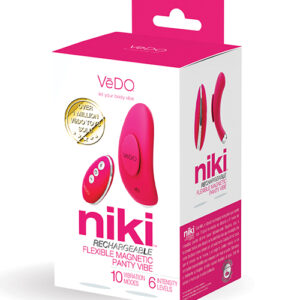 VeDO Niki Rechargeable Panty Vibe - Foxy Pink