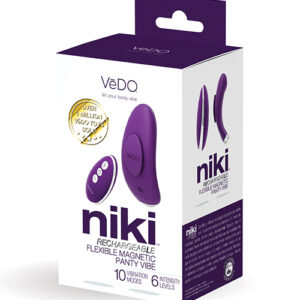 VeDO Niki Rechargeable Panty Vibe - Deep Purple