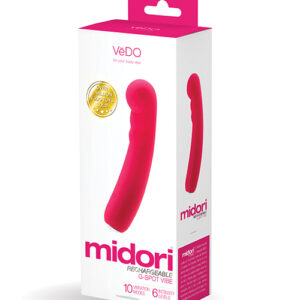 VeDO Midori Rechargeable G Spot Vibe - Foxy Pink