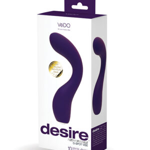VeDo Desire Rechargeable G-Spot Vibe - Purple