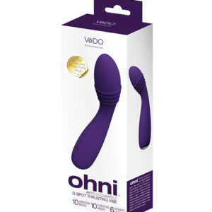 VeDO Ohni Rechargeable G-Spot Thrusting Vibe - Purple