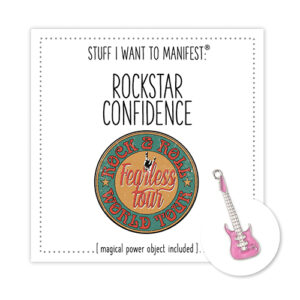 Warm Human Rockstar Confidence Mini Card & Charm