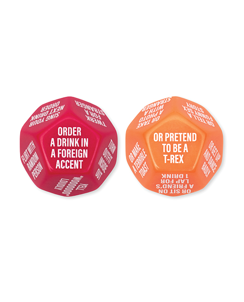 Wood Rocket Girls Night Out Do or Dare Dice Game - Red - Image 3
