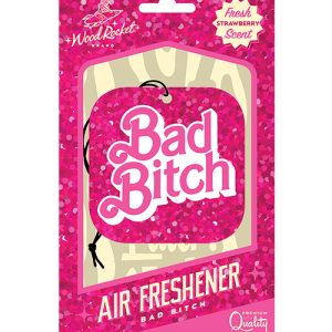 Wood Rocket Bad Bitch Air Freshener - Strawberry