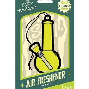 Wood Rocket Bong Air Freshener - Pineapple