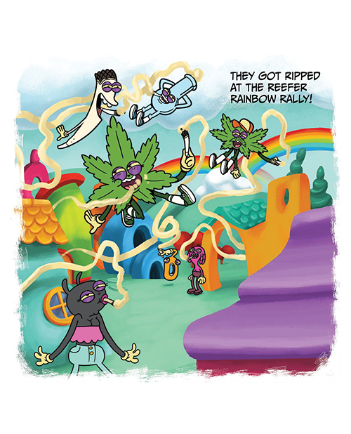 Wood Rocket The Dopest Place in the Whole Weed World Adult Storybook - Image 4