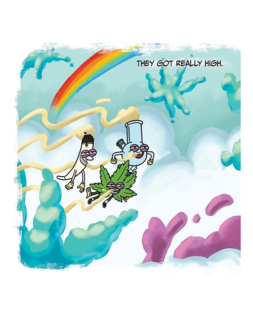 Wood Rocket The Dopest Place in the Whole Weed World Adult Storybook - Image 5