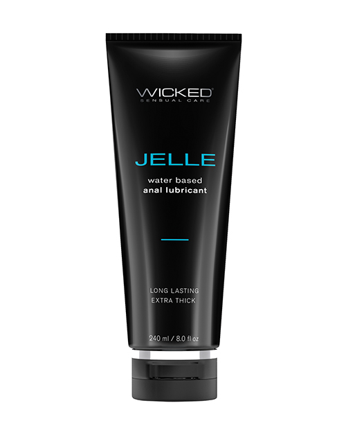 Wicked Sensual Care Jelle Water Based Anal Lubricant - 8 oz Fragrance Free