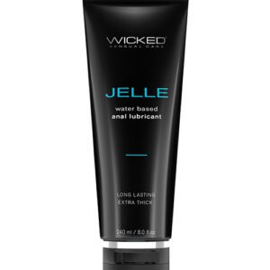 Wicked Sensual Care Jelle Water Based Anal Lubricant - 8 oz Fragrance Free