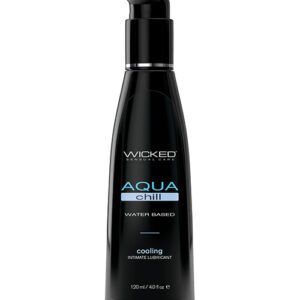 Wicked Sensual Care Aqua Chill Water Based Cooling Lubricant - 4 oz