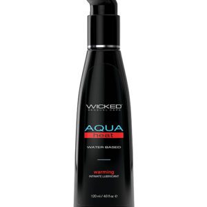 Wicked Sensual Care Aqua Heat Warming Water Based Lubricant - 4 oz