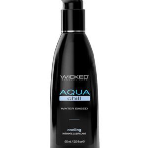 Wicked Sensual Care Aqua Chill Water Based Cooling Lubricant - 2 oz