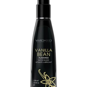 Wicked Sensual Care Aqua Waterbased Lubricant - 4 oz Vanilla Bean