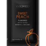 Wicked Sensual Care Waterbased Lubricant - .1 oz Sweet Peach