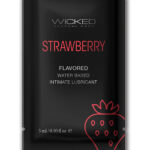 Wicked Sensual Care Waterbased Lubricant - .1 oz Strawberry