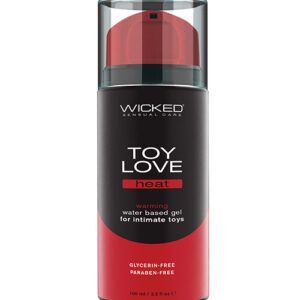 Wicked Sensual Care Toy Love Heat Water Based Warming Lubricant - 3.3 oz