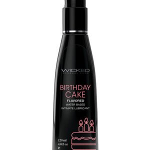 Wicked Sensual Care Water Based Lubricant - 4 oz Birthday Cake
