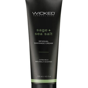 Wicked Sensual Care Sage & Sea Salt Massage Cream - 4 oz