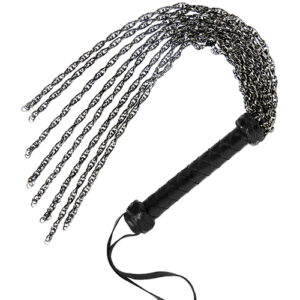 Master Series Gunmetal Chain Flogger