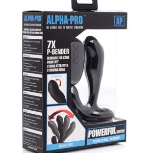 7X Bendable Prostate Stimulator with Stroking Bead