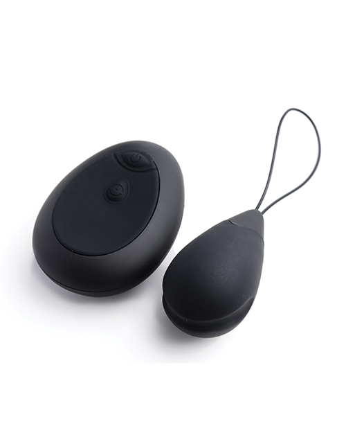 Bang! 10X Silicone Vibrating Egg - Black - Image 3